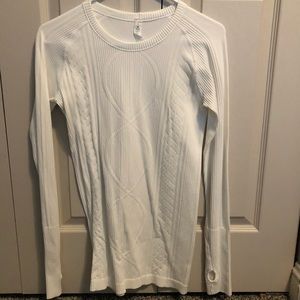 Lululemon white workout top